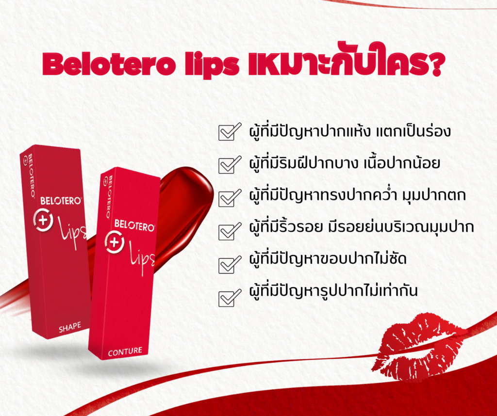 Belotero lips เหมาะกับใคร