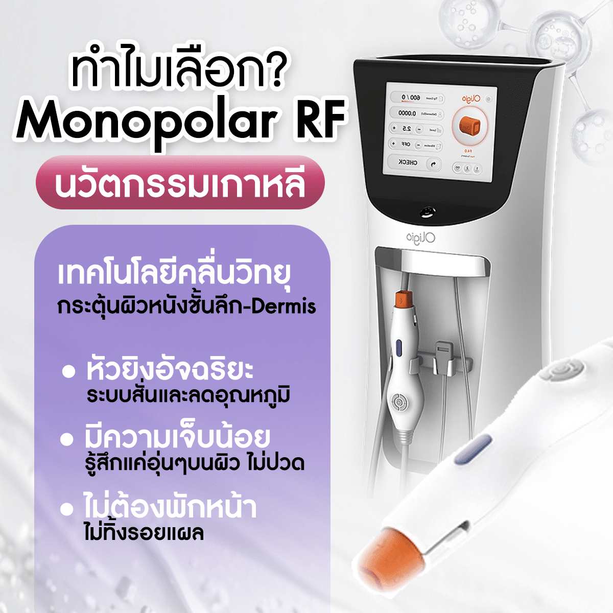 โปรแกรมยกกระชับใบหน้า oligio Khonkaen ดีอย่างไร ทำที่ไหนดี