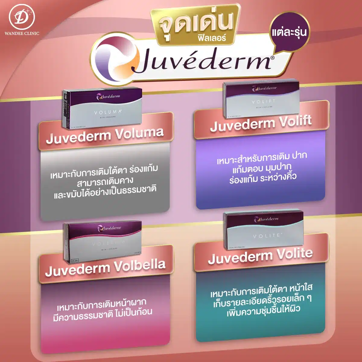 ยี่ห้อ Juvederm