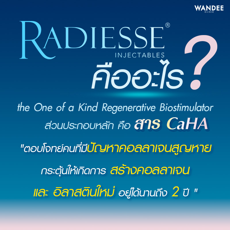 Radiesse - เติมเต็มทันที พร้อมกระตุ้นคอลลาเจน